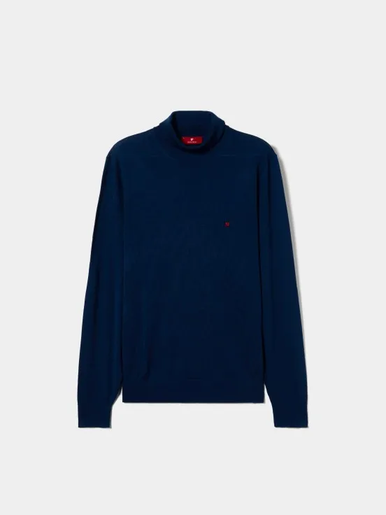 100% wool turtleneck sweater