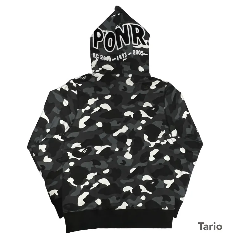 A BATHING APE  |Camouflage Street Style Long Sleeves Cotton Skater Style