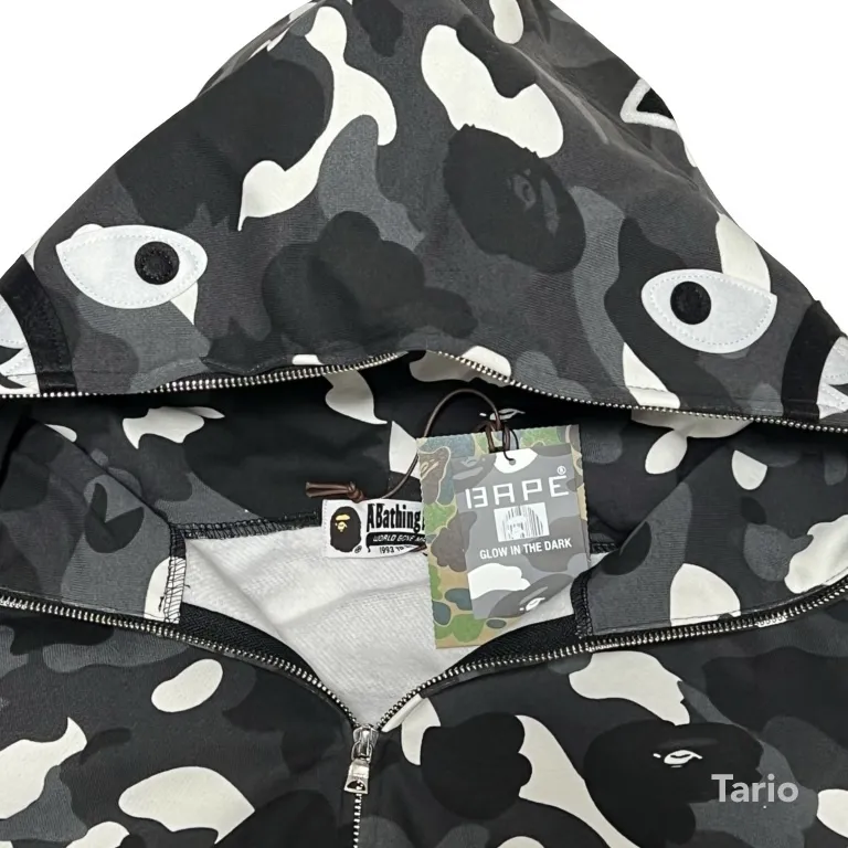 A BATHING APE  |Camouflage Street Style Long Sleeves Cotton Skater Style