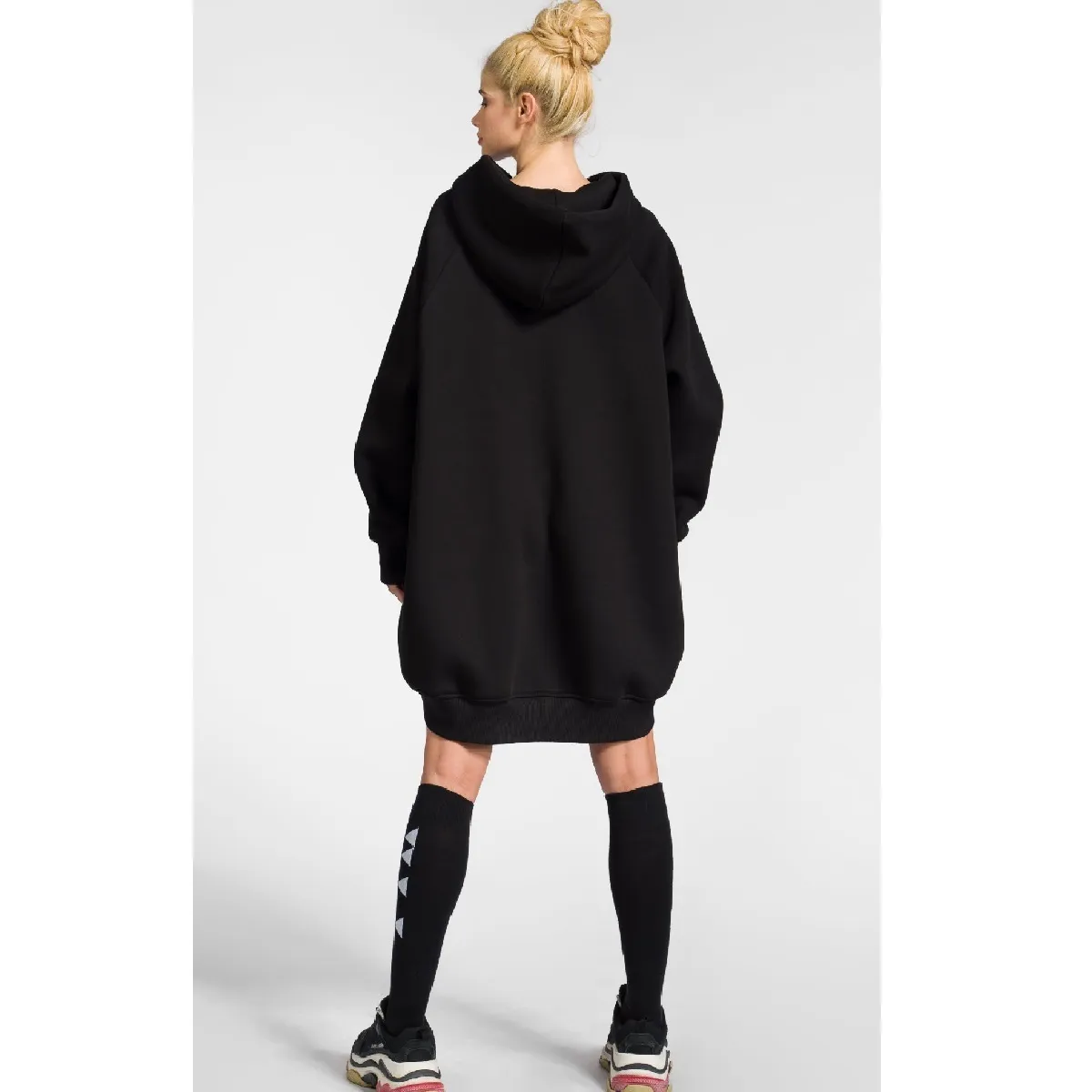 Aakasha  |Street Style Long Sleeves Plain Cotton Medium Oversized Bold