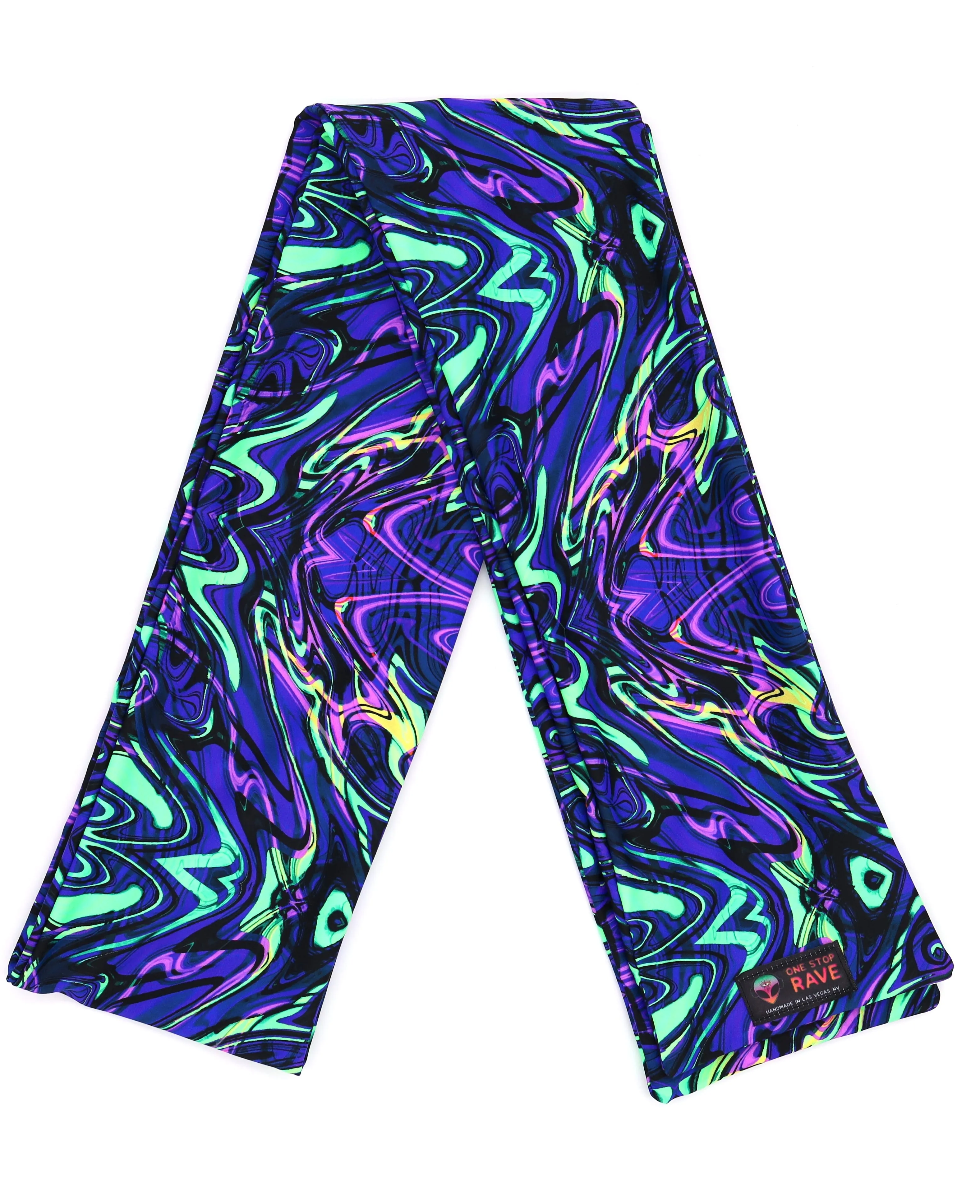 Acid Melt UV Rave Scarf