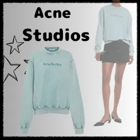 Acne Studios  |Crew Neck Unisex Sweat Street Style Long Sleeves Plain