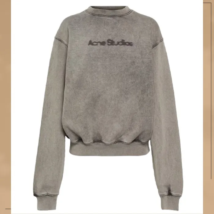 Acne Studios  |Street Style Long Sleeves Plain Oversized Logo