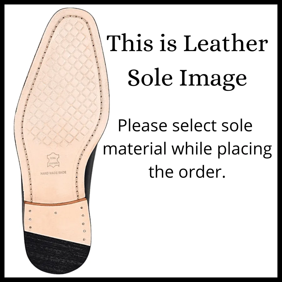 Adam Double Monk Strap Leather Shoes