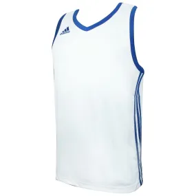 Adidas E Kit 3.0 Mens White Basketball Vest