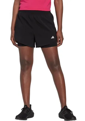 Adidas Womens Aeroready Two-In-One Shorts  HN1044