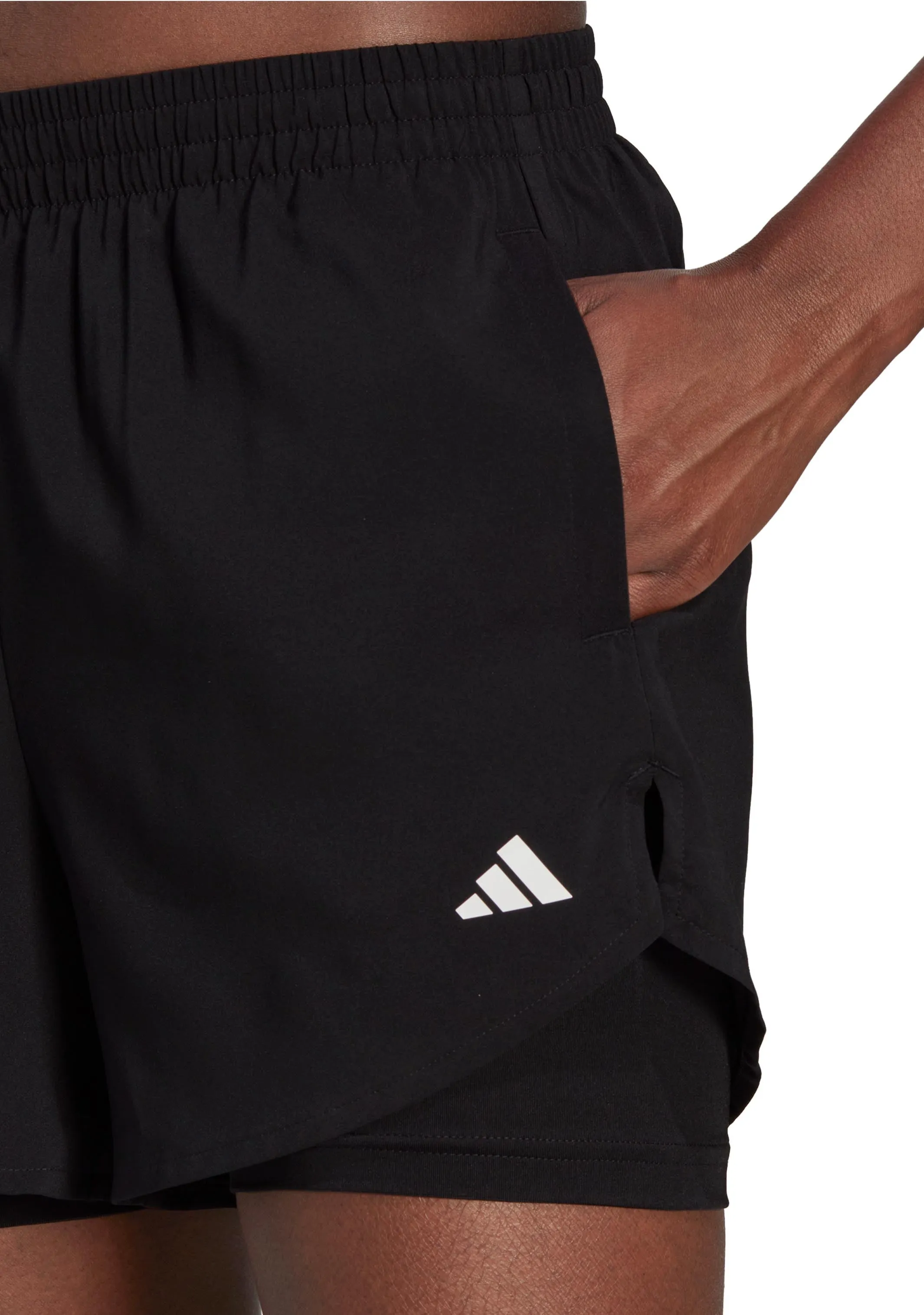 Adidas Womens Aeroready Two-In-One Shorts  HN1044