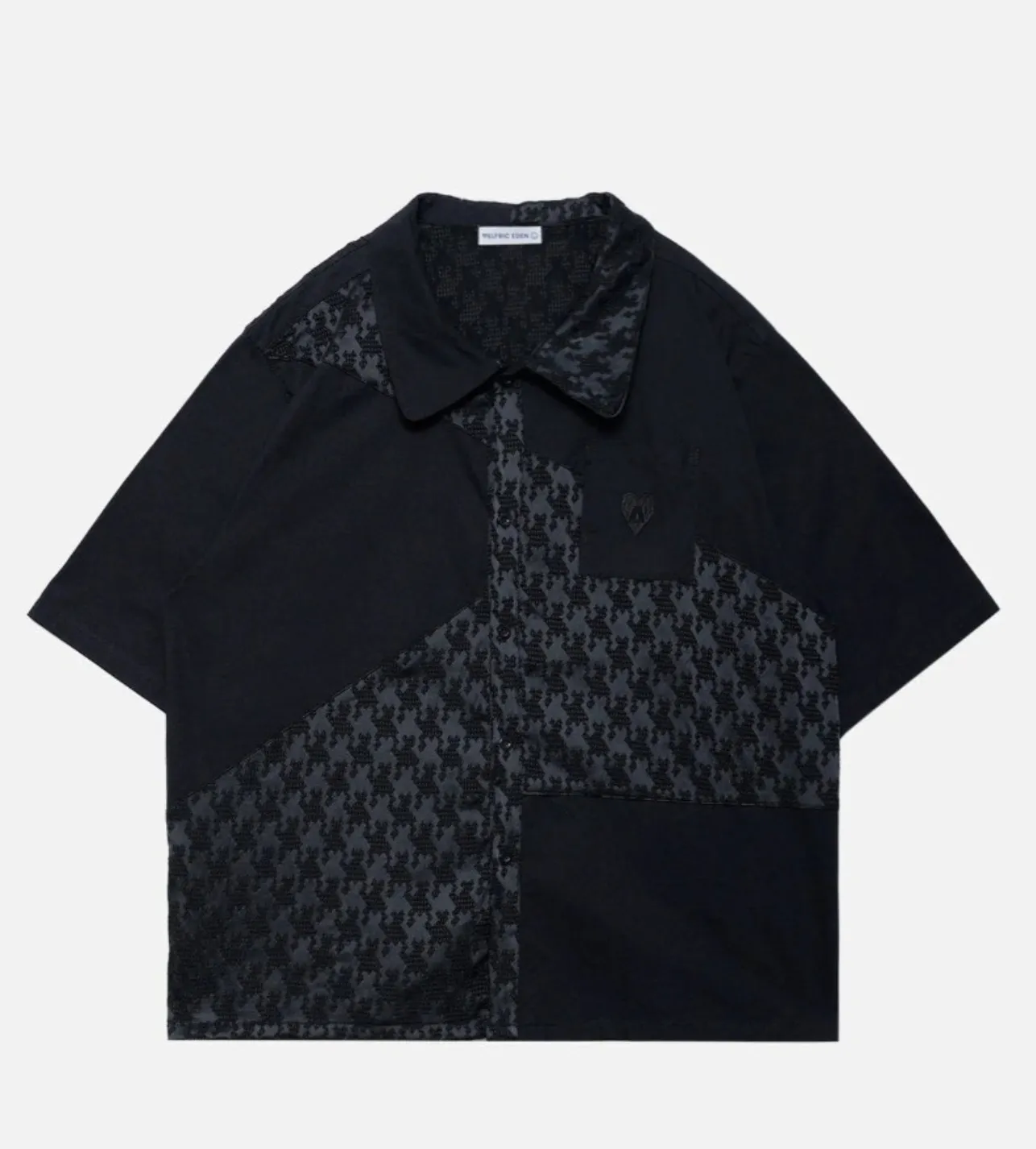 Aelfric Eden  |Button-down Unisex Street Style Short Sleeves Oversized