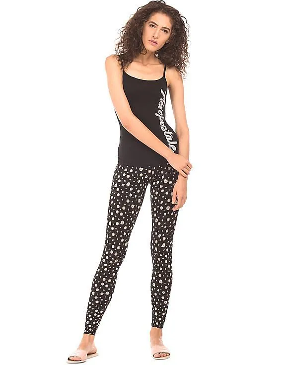 Aeropostale Regular Fit Printed Leggings