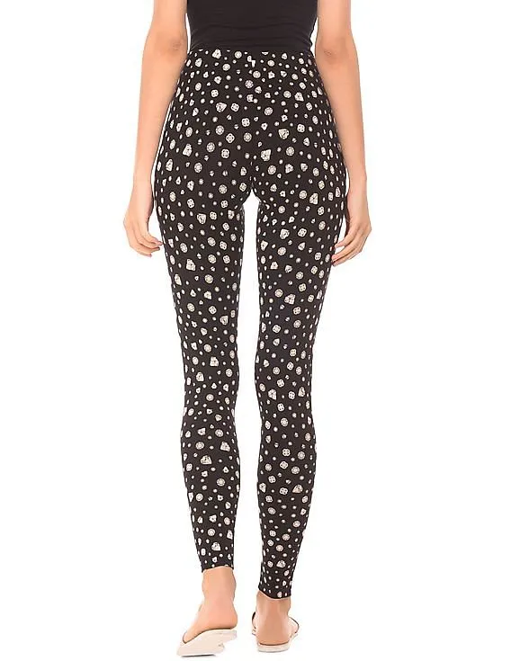 Aeropostale Regular Fit Printed Leggings