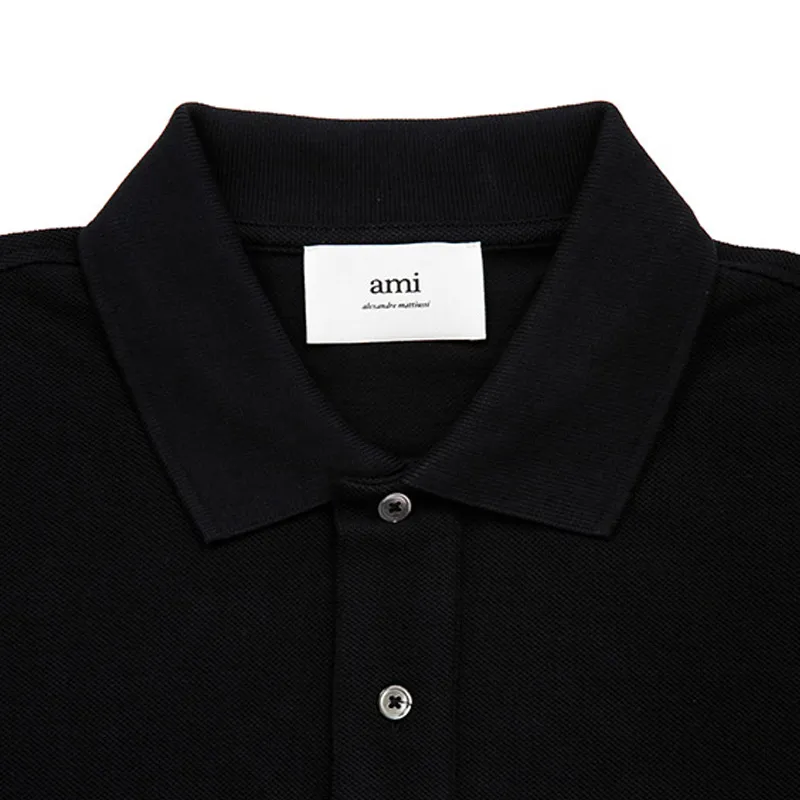 AMI PARIS  |Button-down Heart Unisex Street Style Plain Cotton