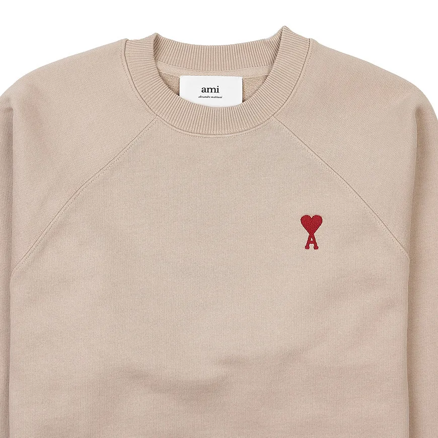 AMI PARIS  |Unisex Street Style U-Neck Long Sleeves Logo