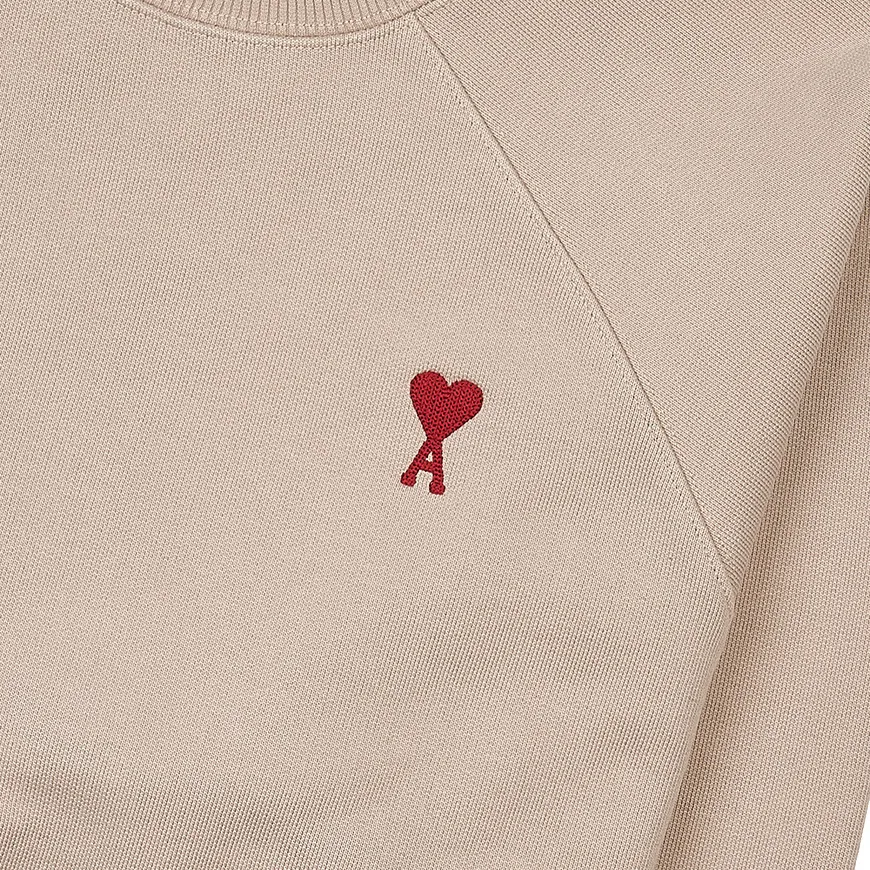 AMI PARIS  |Unisex Street Style U-Neck Long Sleeves Logo