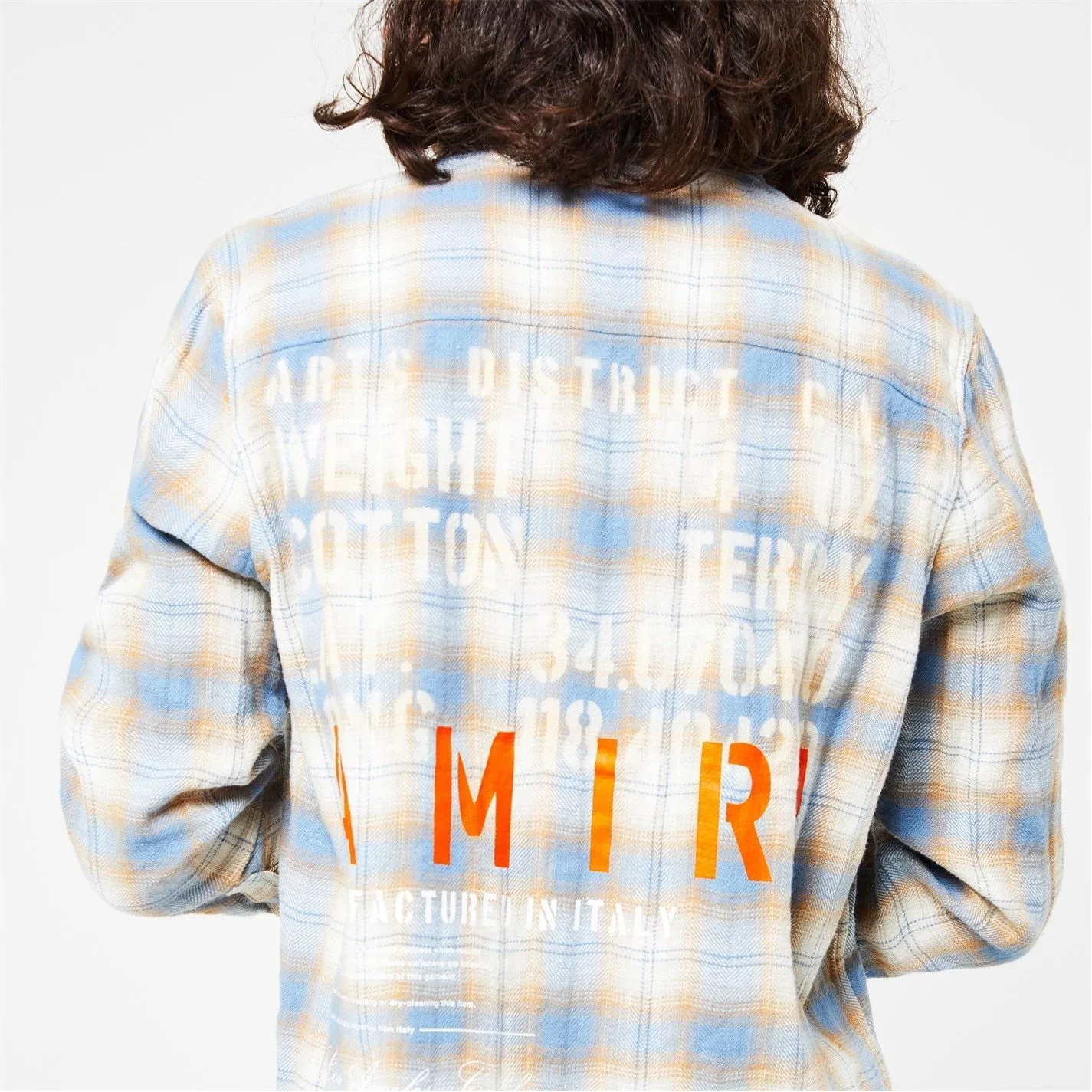 AMIRI  |Button-down Other Plaid Patterns Unisex Street Style