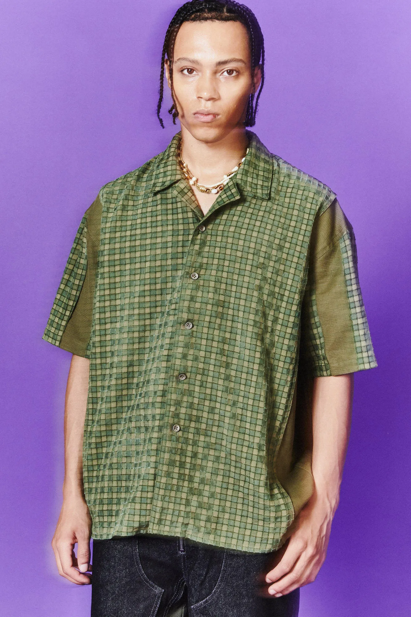 ANDERSSON BELL  |Button-down Blended Fabrics Street Style Cotton