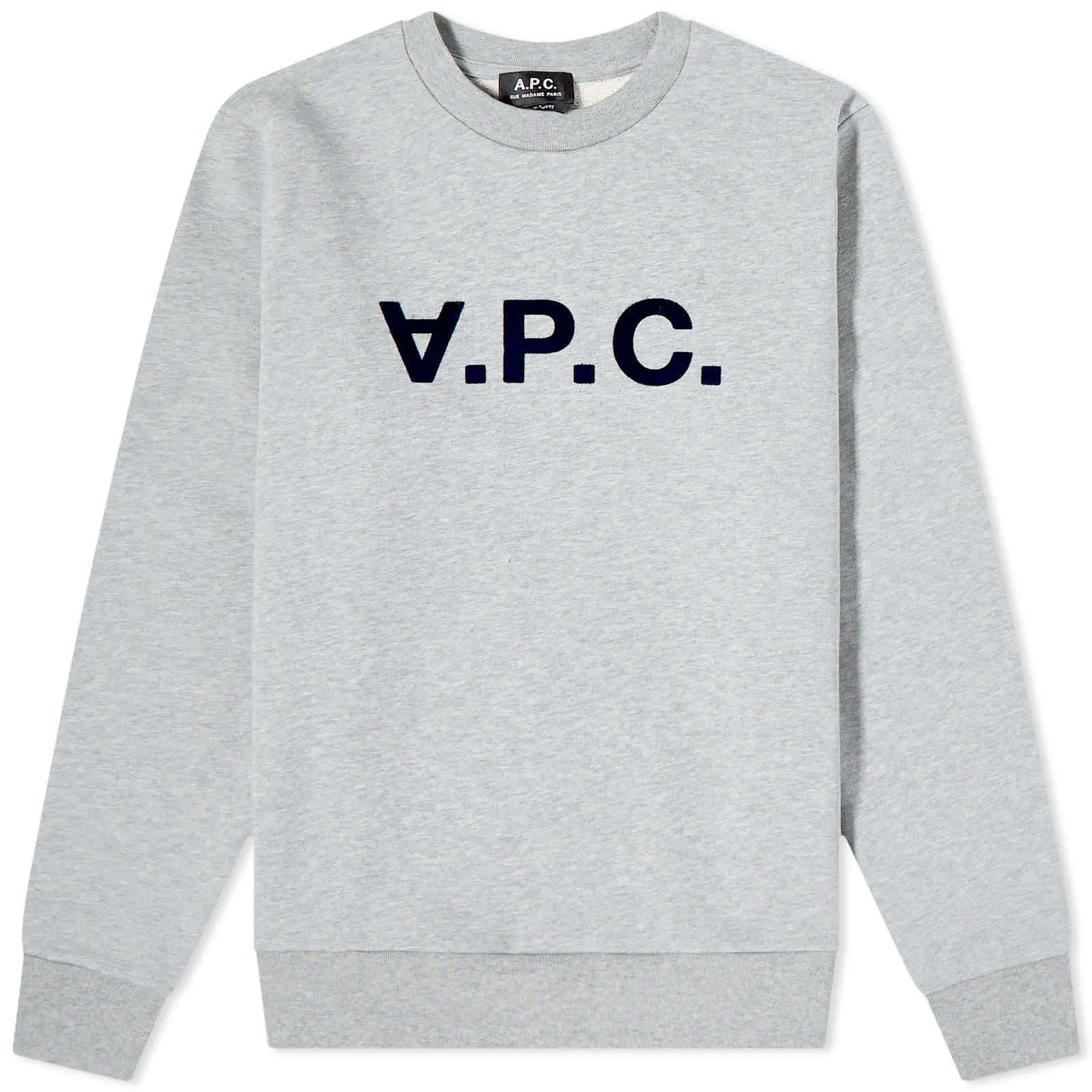 A.P.C.  |Crew Neck Unisex Street Style Long Sleeves Plain Cotton