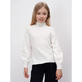 Asymmetric turtleneck sweater