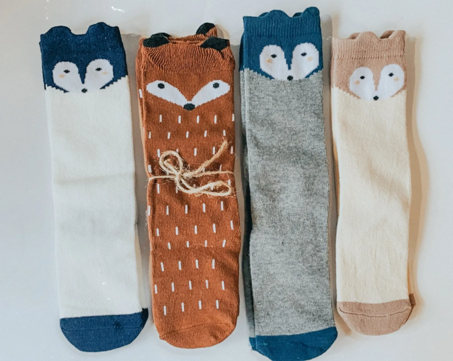 Baby/Kids Knee High Socks- Tube Socks Animals