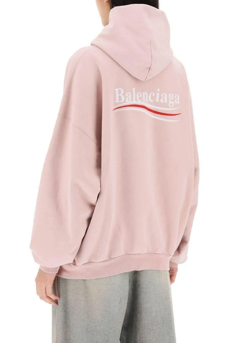 BALENCIAGA  |Street Style Long Sleeves Plain Cotton Oversized Logo