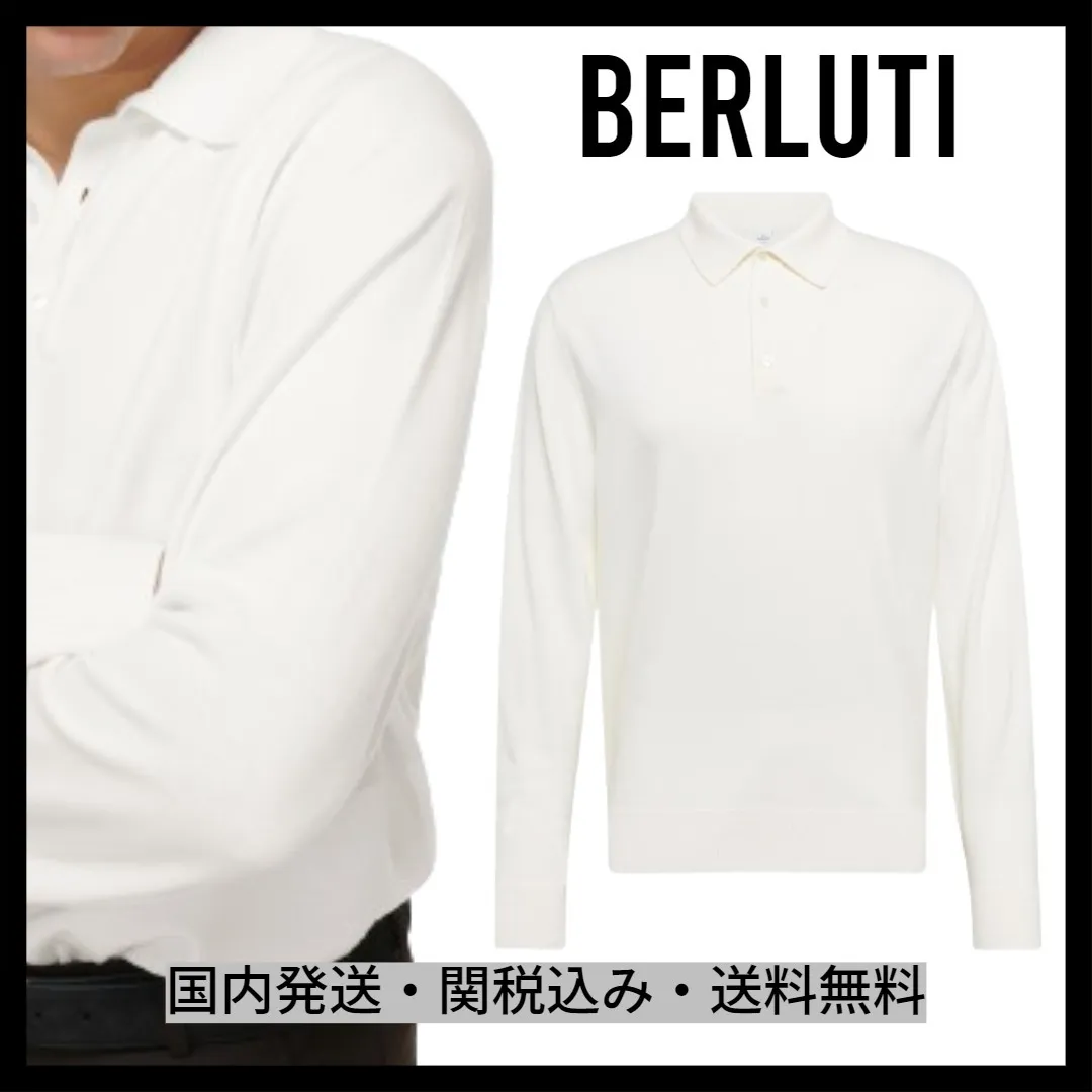 Berluti  |Button-down Unisex Wool Street Style Long Sleeves Plain Logo