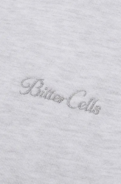 BITTER CELLS  |Street Style Long Sleeves Plain Cotton Oversized Logo