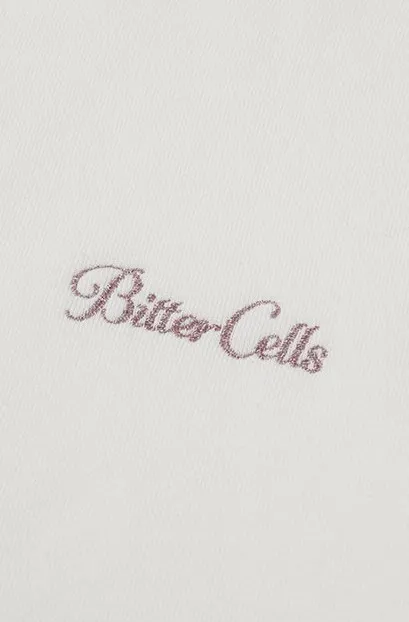 BITTER CELLS  |Street Style Long Sleeves Plain Cotton Oversized Logo