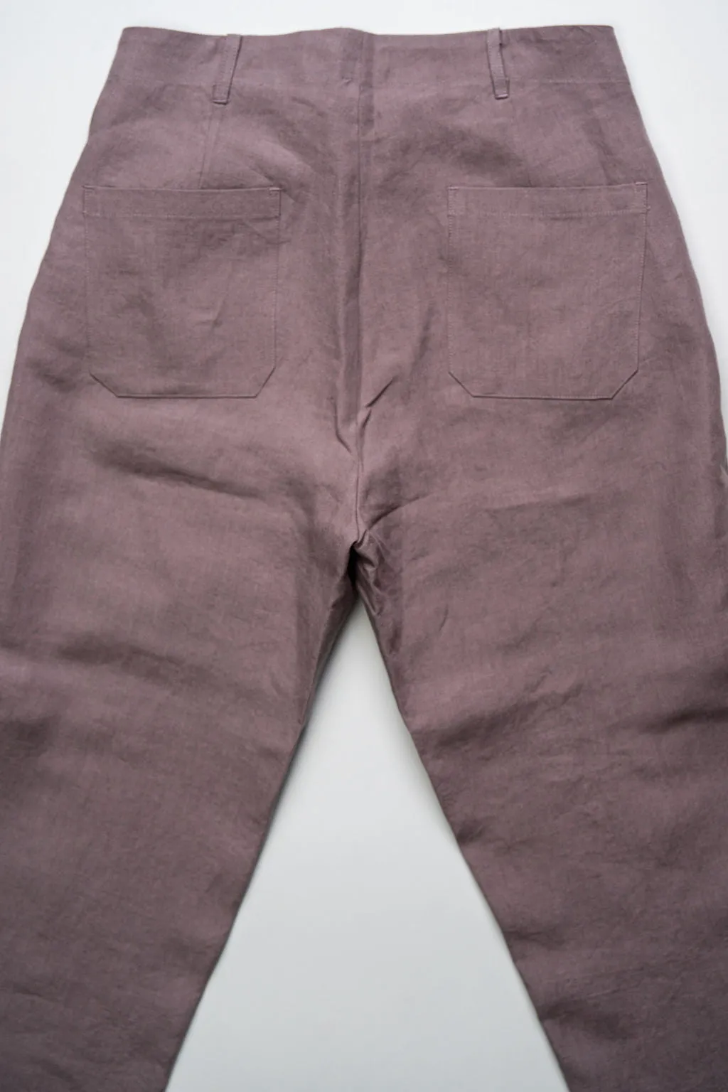 Blluemade Single Pleat Pant - Koala Belgian Linen