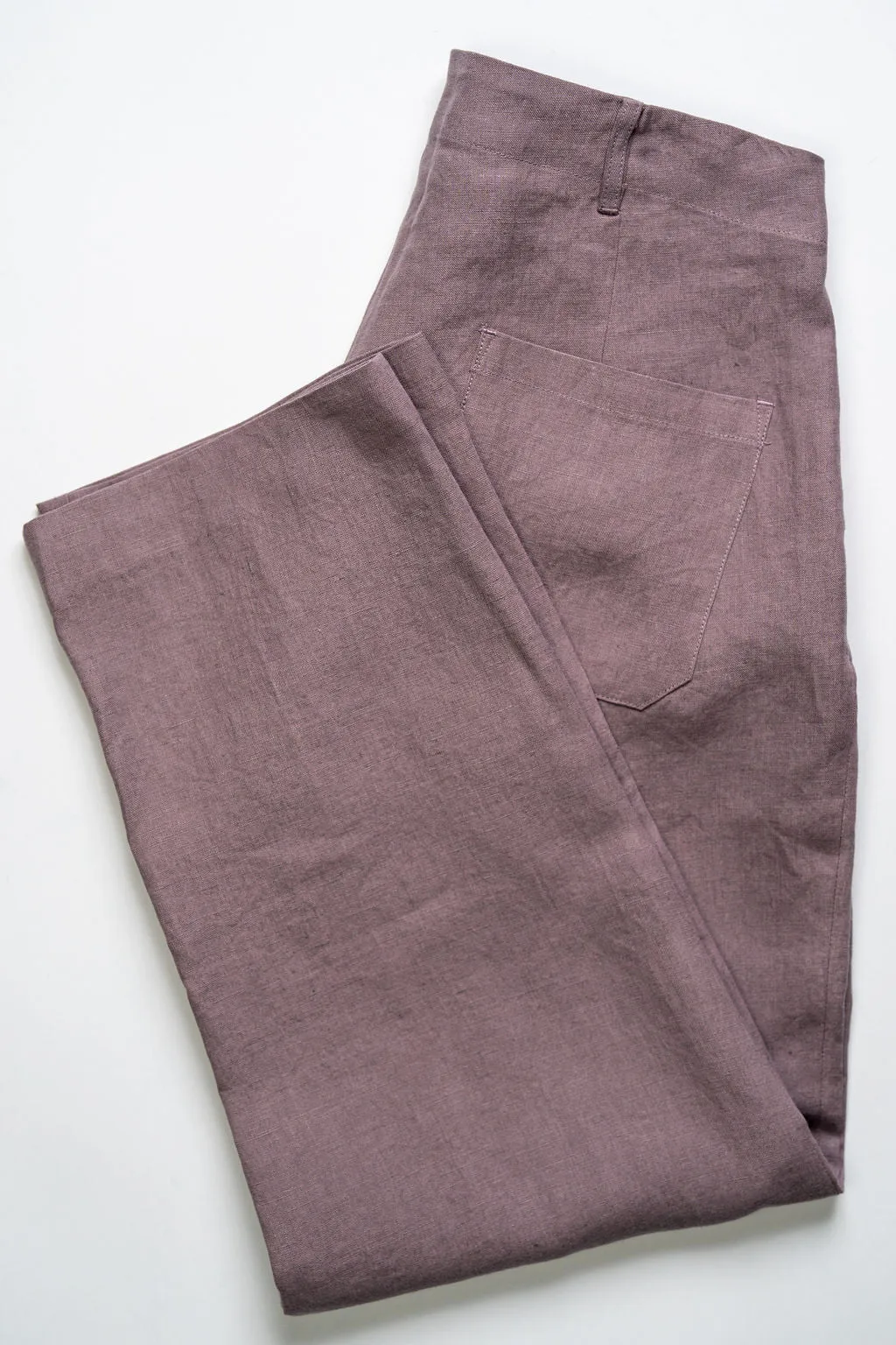 Blluemade Single Pleat Pant - Koala Belgian Linen