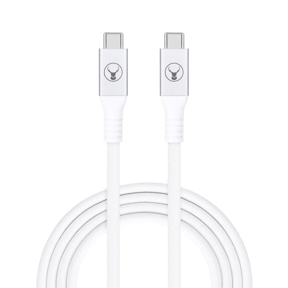 Bonelk USB-C to USB-C Long-Life Cable 20Gbps /240W - 2 metre (White)