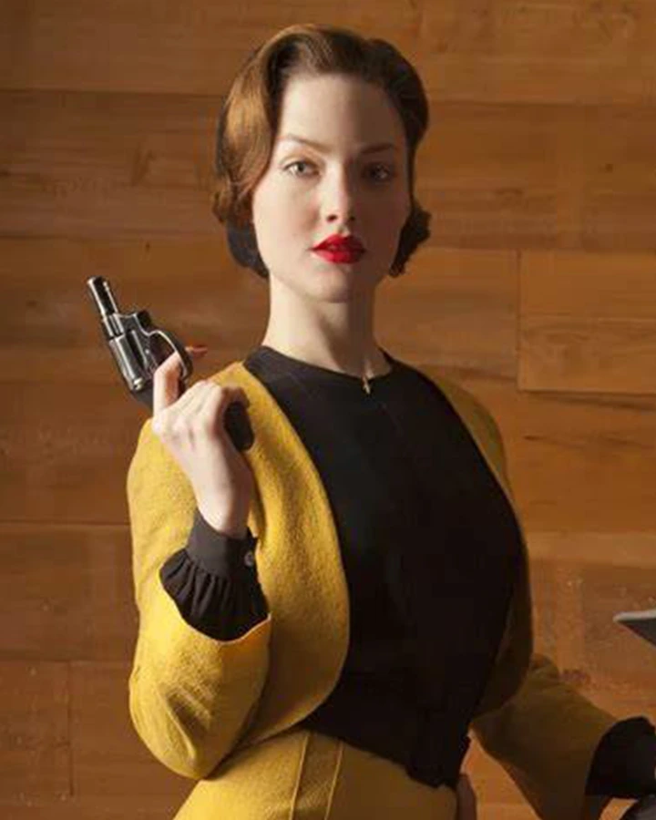 Bonnie Yellow Jacket - Holliday Grainger Jacket