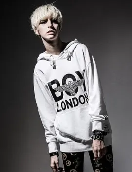 BOY LONDON  |Unisex Studded Street Style Long Sleeves Cotton Medium