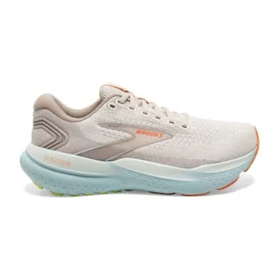 Brooks Women’s Glycerin 21 Athletic Shoes-Coconut/Aqua/Autumn Sunset