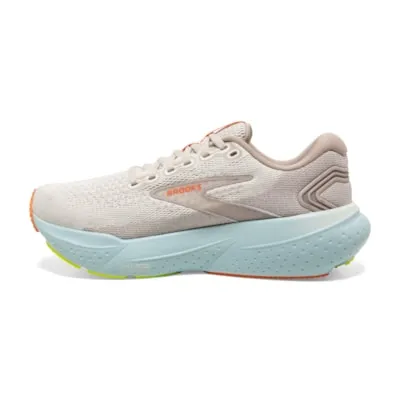 Brooks Women’s Glycerin 21 Athletic Shoes-Coconut/Aqua/Autumn Sunset