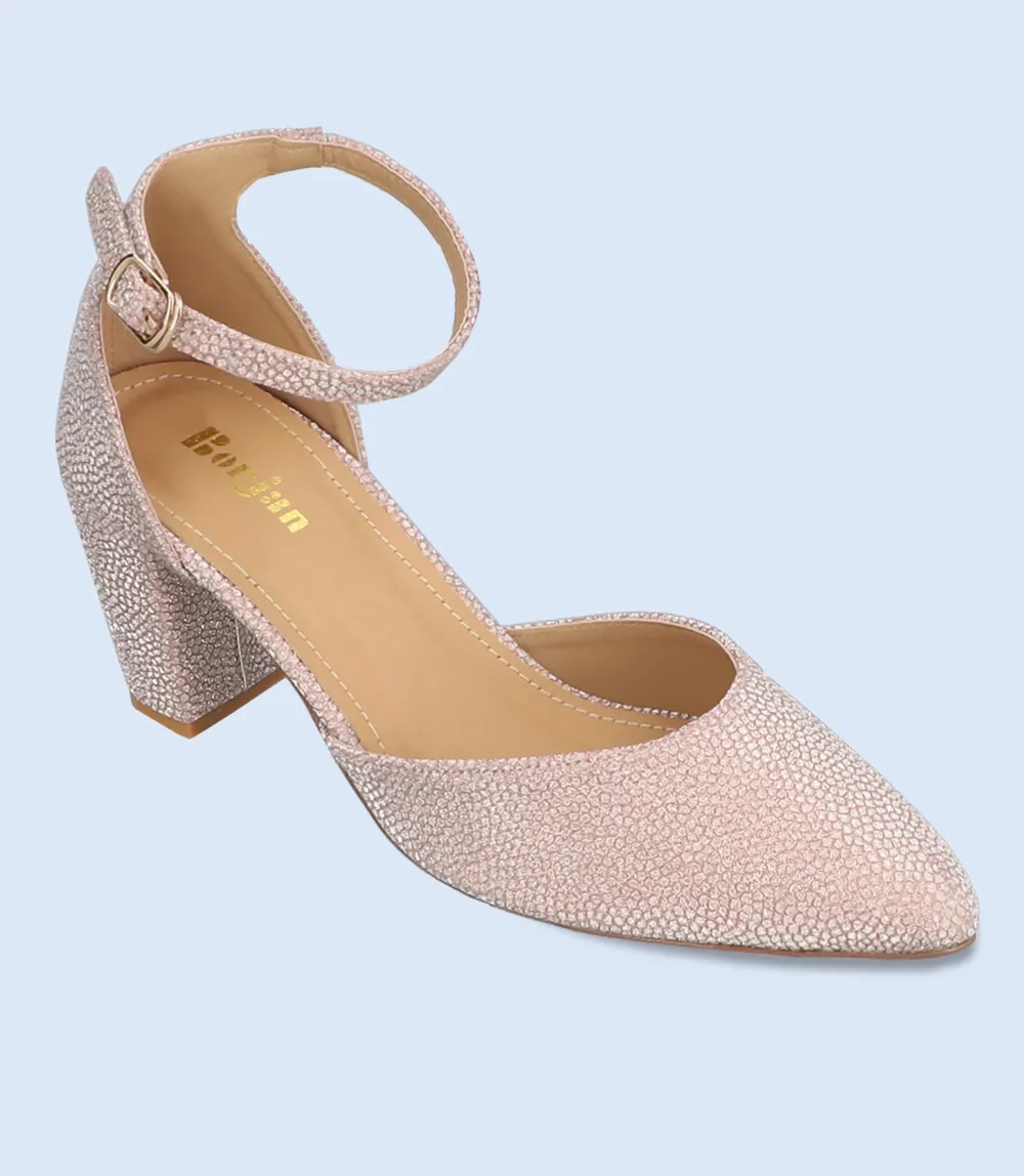 BW8781-CHAMPAGNE-Women Formal Court Shoes