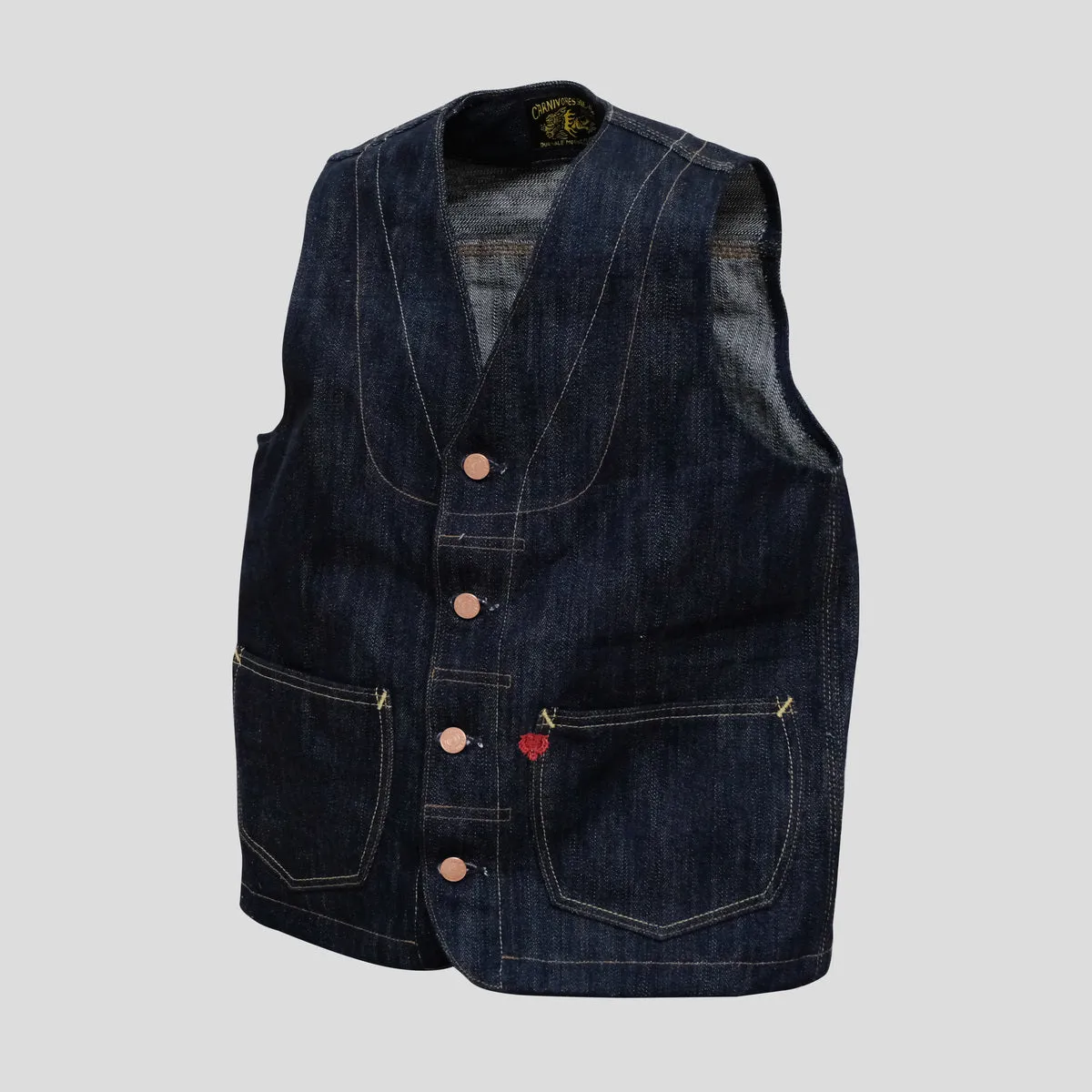 Carnivores Soul Tigra Motorcycle Denim Vest