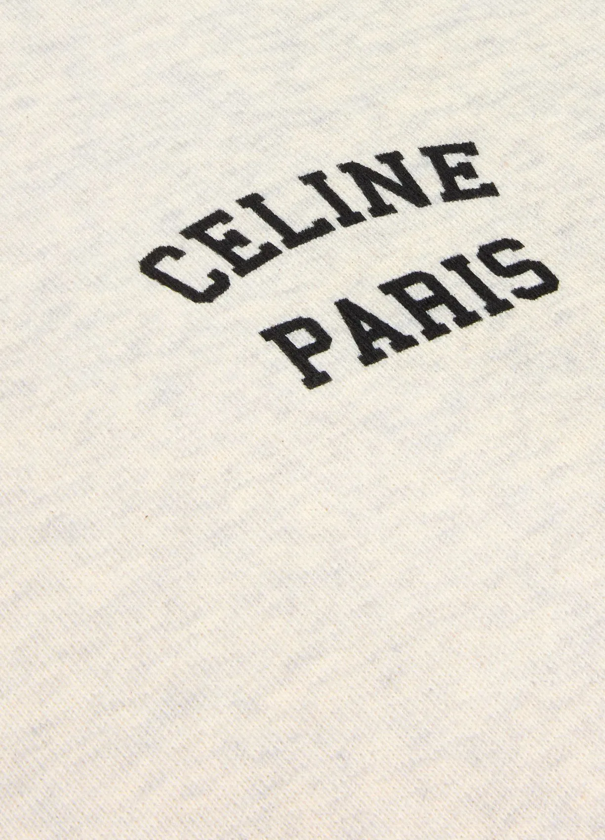 CELINE  |Unisex Street Style U-Neck Long Sleeves Plain Cotton Logo