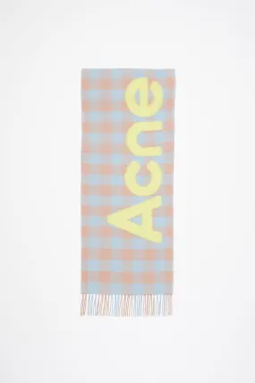 Check logo scarf