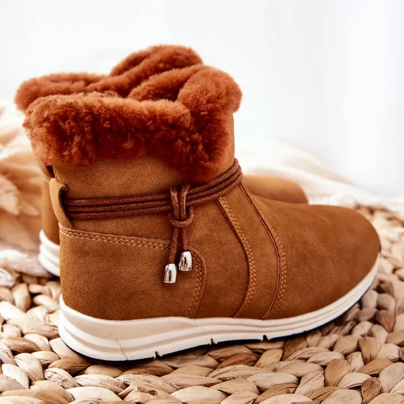 Children's Snow Boots Big Star BB374058BS Camel brown brown