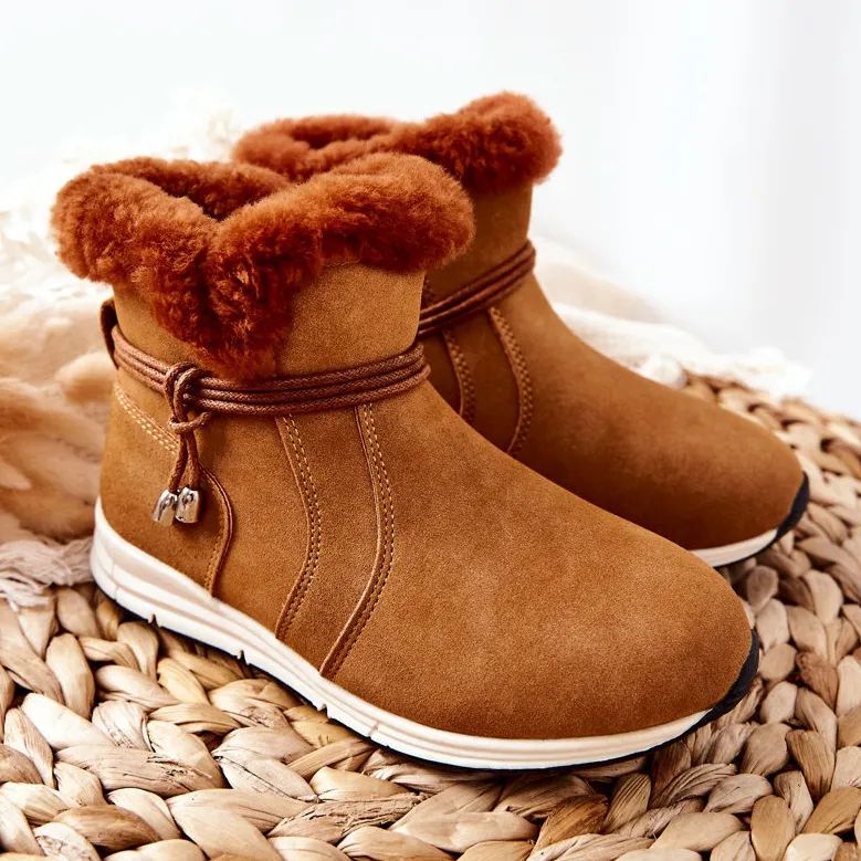 Children's Snow Boots Big Star BB374058BS Camel brown brown