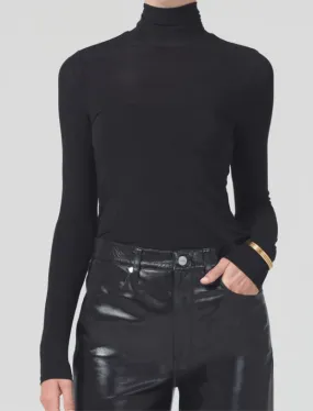 Citizen of Humanity Francesca Turtleneck in Black