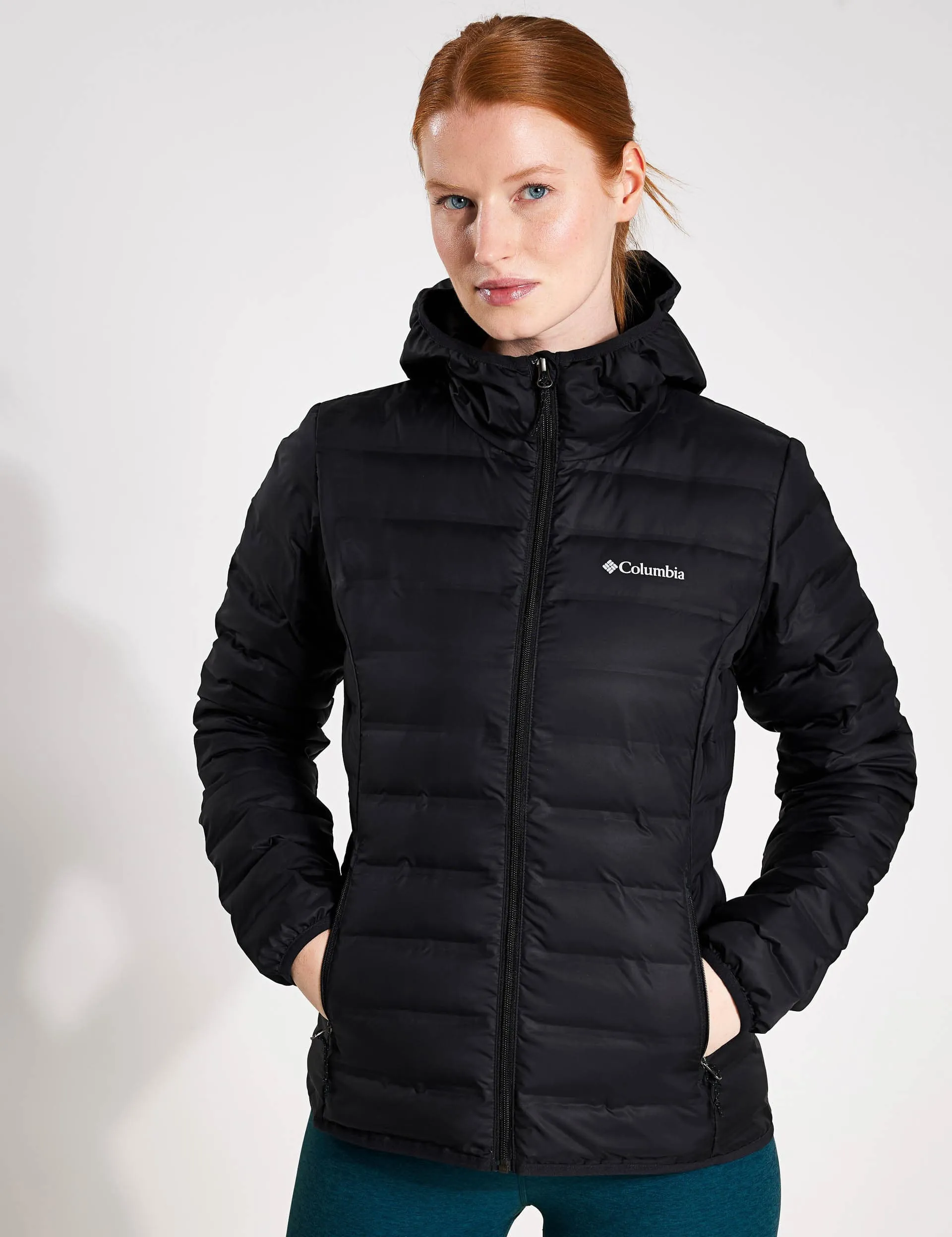 Columbia Women's Lake 22 Hooded Puffer Jacket - XL - Black, Black