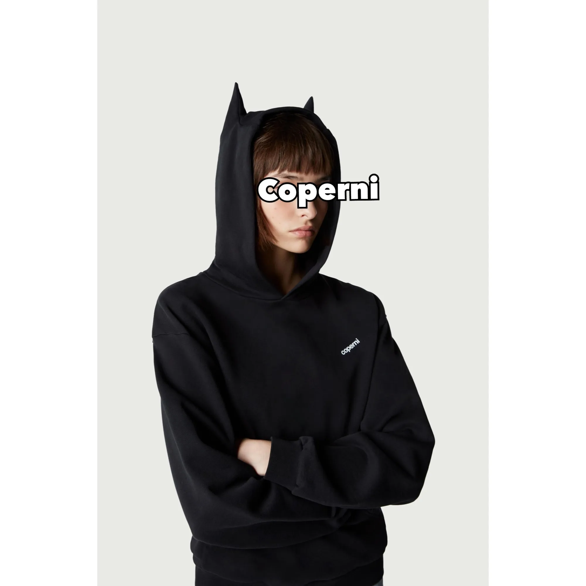 Coperni  |Street Style Long Sleeves Plain Cotton Medium Oversized Logo