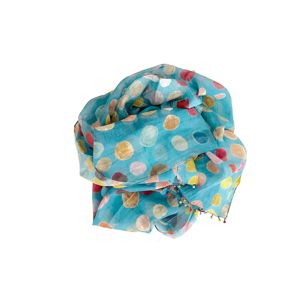 Cotton + Silk Scarf #2363