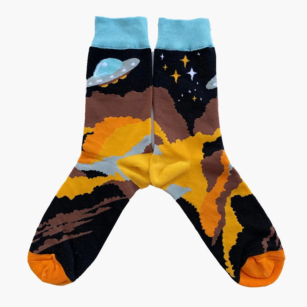 Crew Socks | Funky Socks - Mars