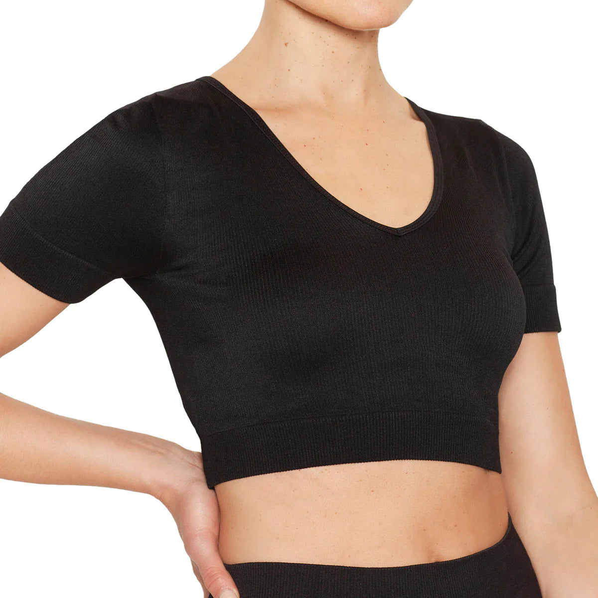 Crop Top - Ribbed Fabric