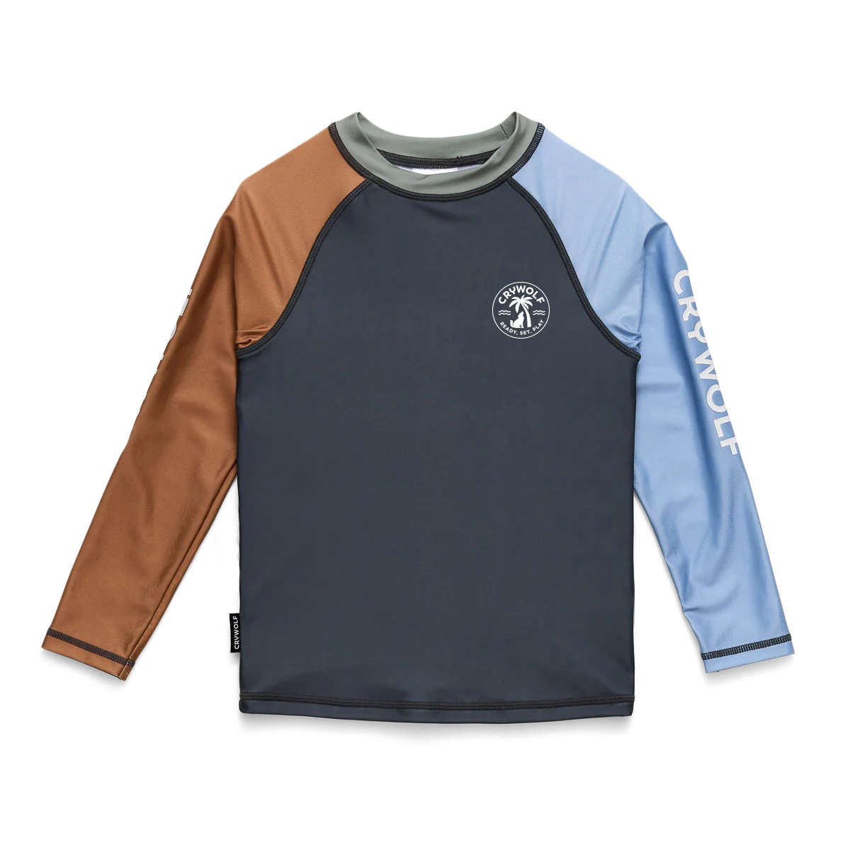 Cry Wolf Rash Vest Ocean Grey Combo