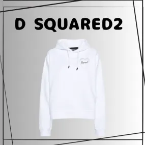 D SQUARED2  |Unisex Street Style Long Sleeves Plain Cotton Logo