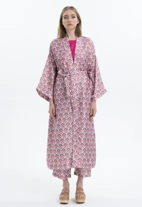 Damask Ethnic Pattern Maxi Abaya