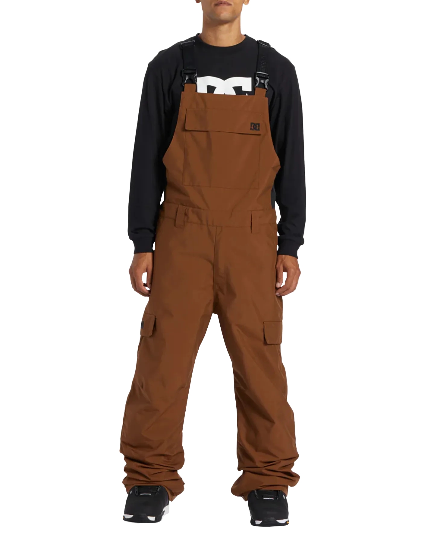 DC Docile Technical Snow Bib Pants - Bison