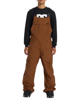 DC Docile Technical Snow Bib Pants - Bison